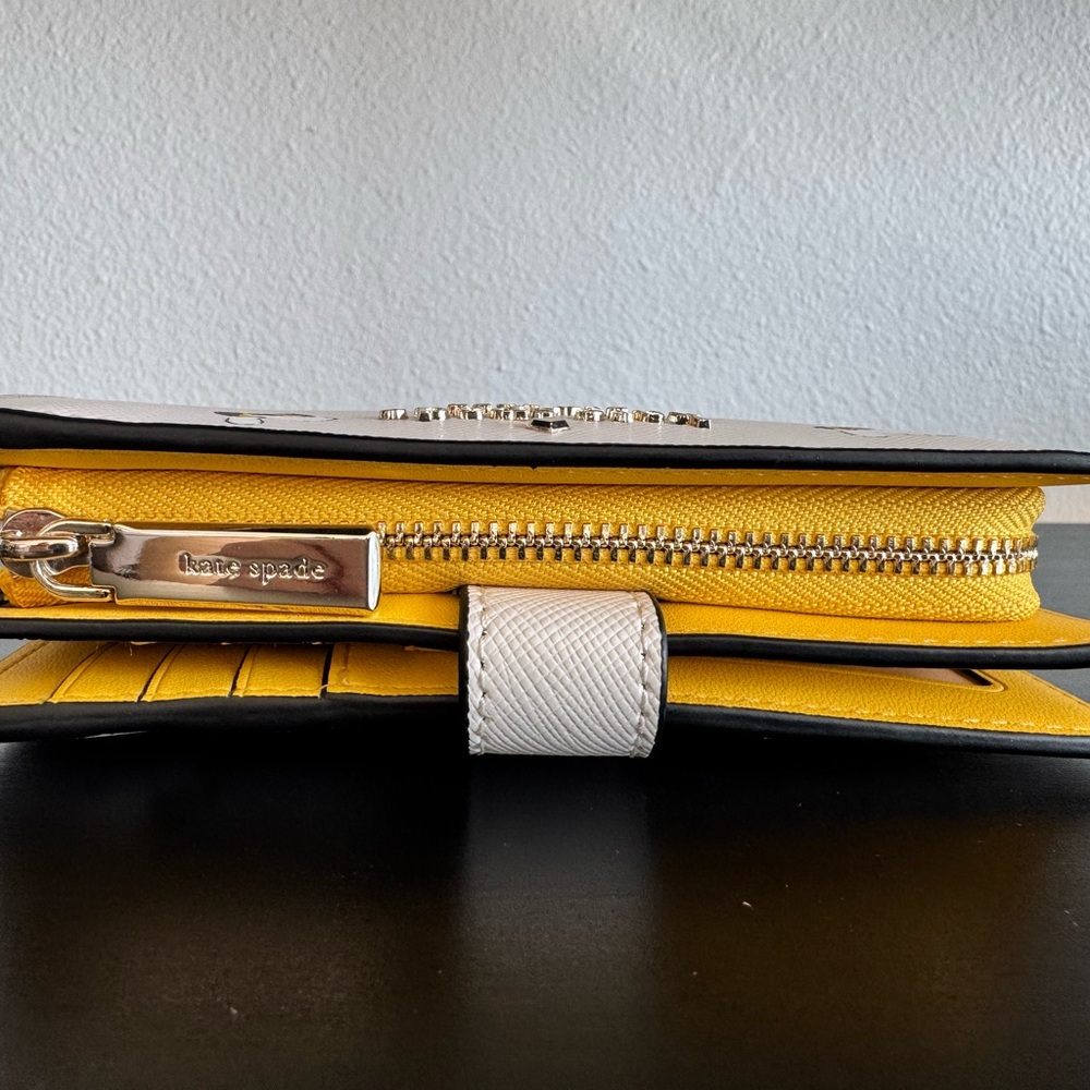 Kate Spade White Bee-Embellished Wallet - Picture 3 of 7